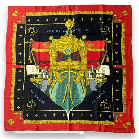 hermes scarf vue du carrosse de la galere|la reale Hermes carre.